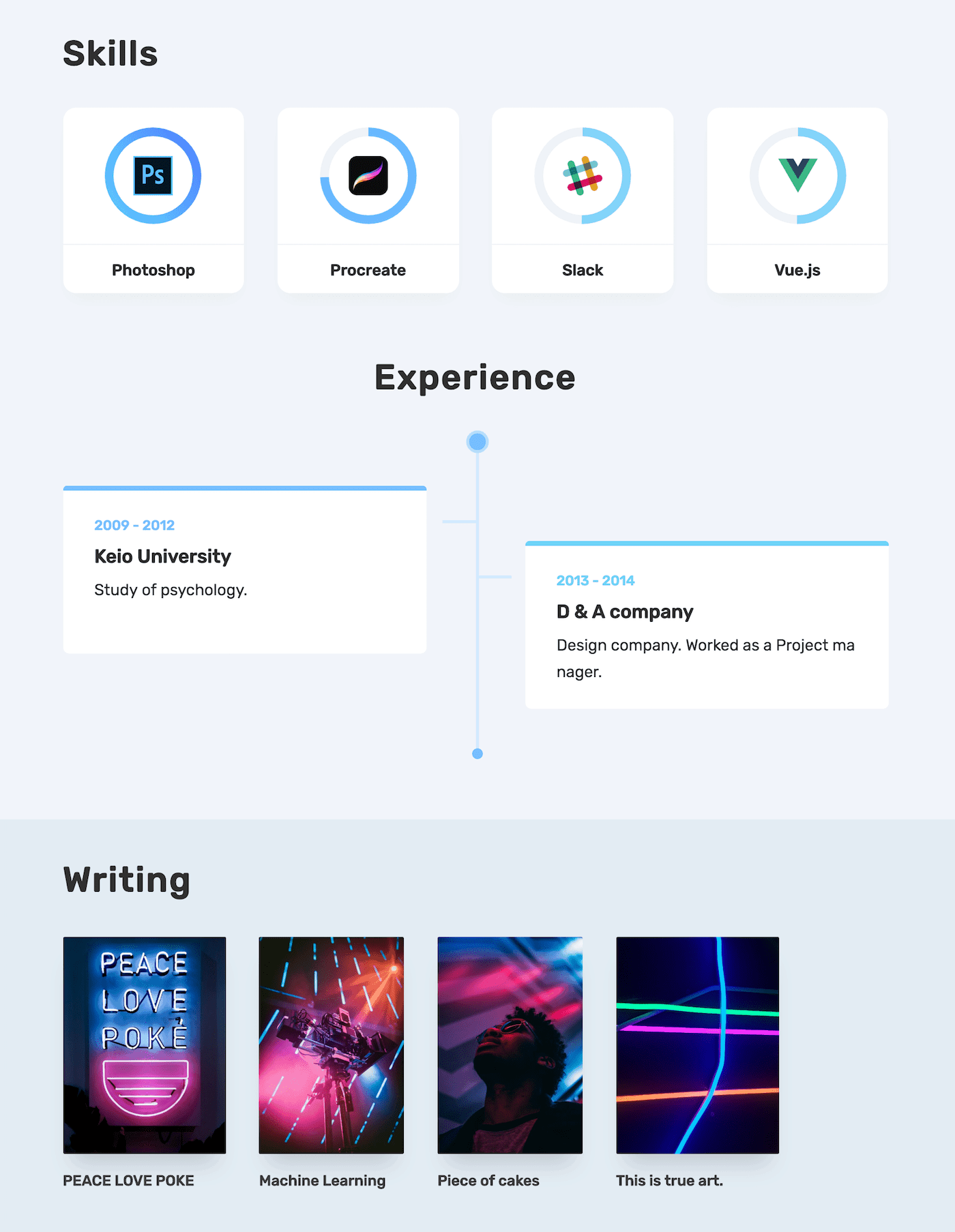 フリーランス必見！イケてるポートフォリオ作成ツール「RESUME」とは？