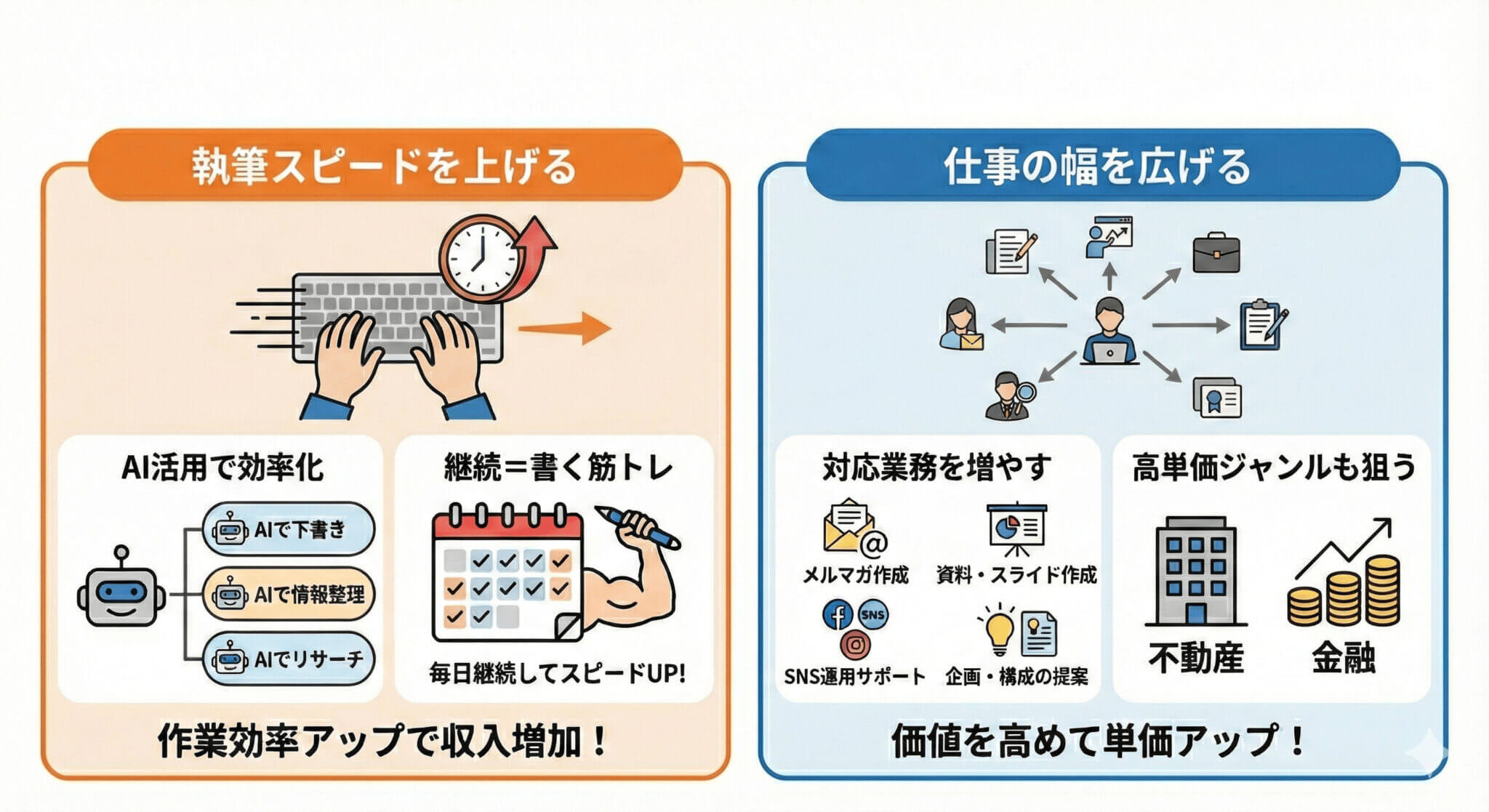 Webライター未経験者が収入を上げるコツ