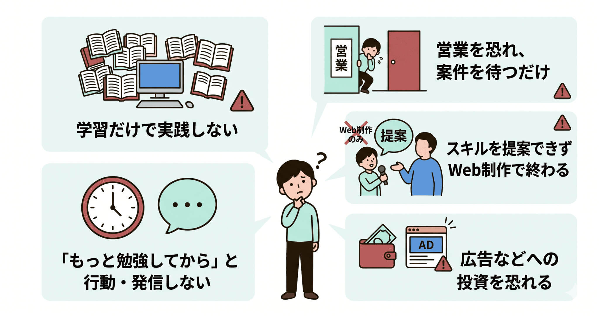 Webマーケティングの【自己診断】成長が止まるサイン、いくつ当てはまる?