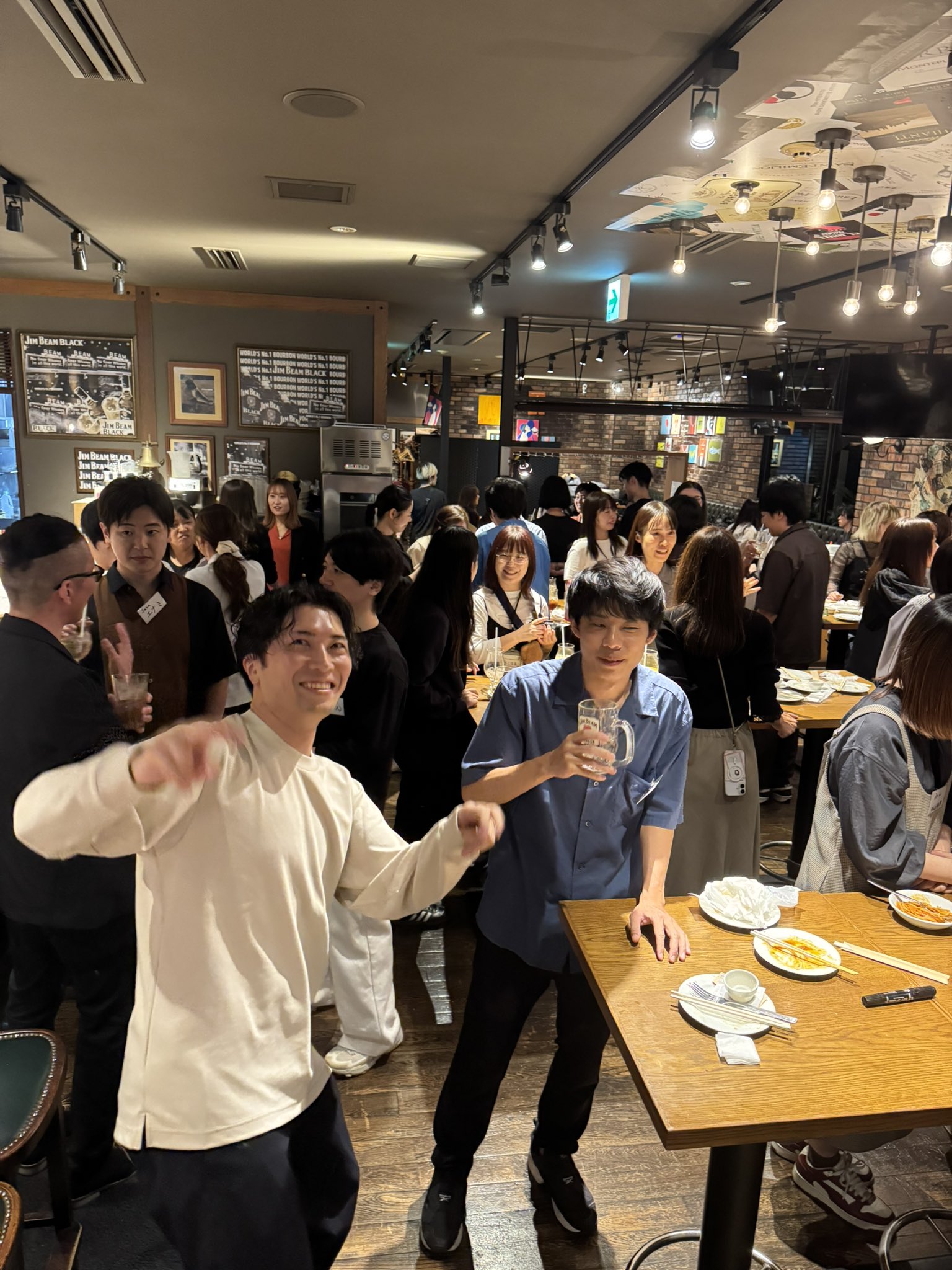 懇親会の様子